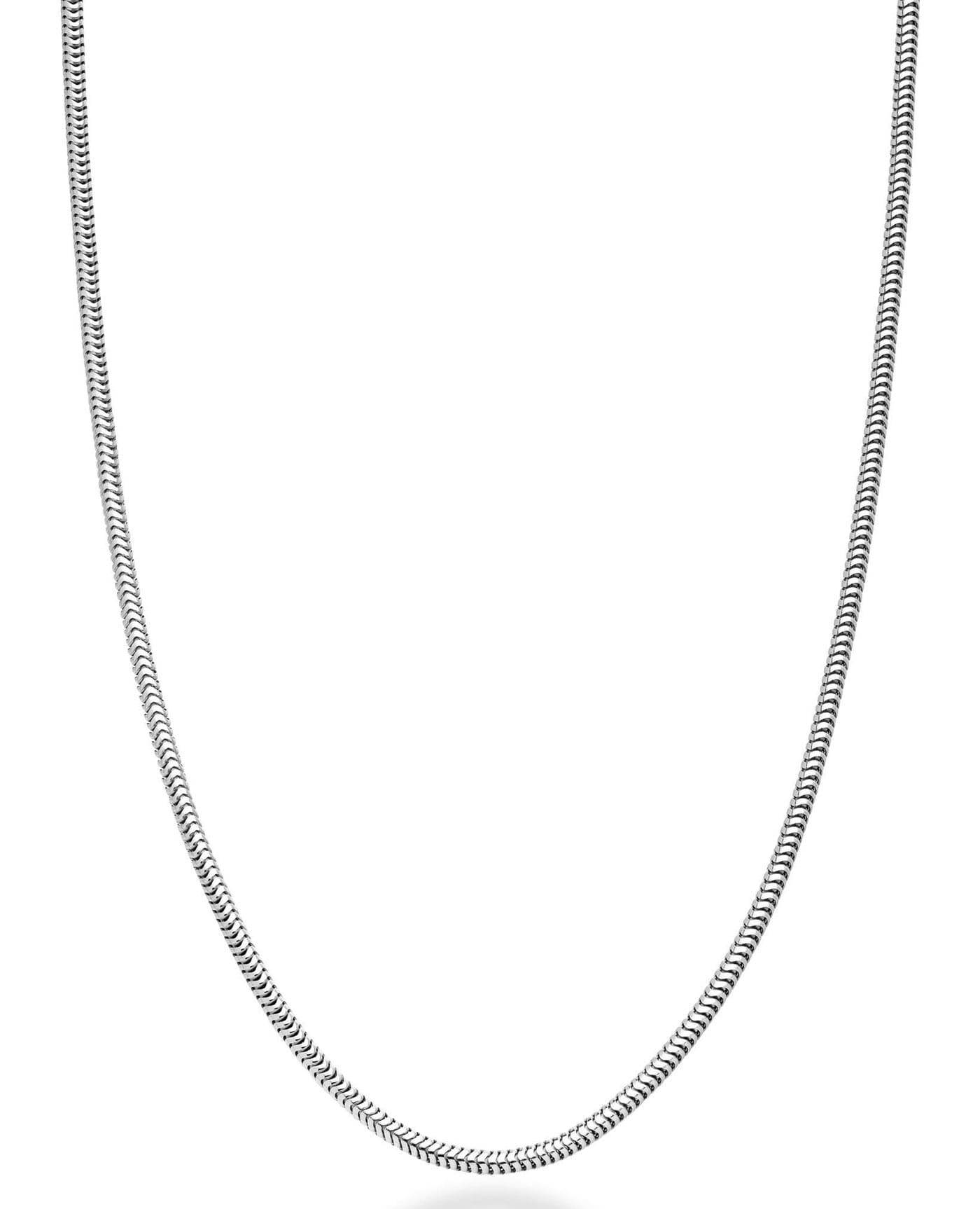 Miabella 925 Sterling Silver Italian 1.5mm, 2mm, 2.5mm Round Snake Chain Necklace for Women Made in Italy (26, 1.5mm)
