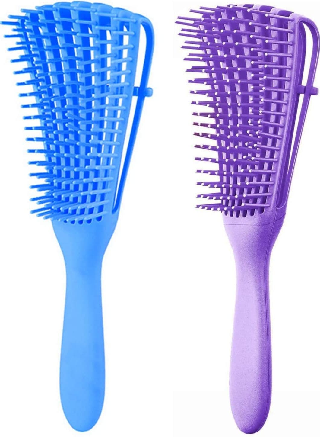 Hair Detangler Brush for Easy Detangling Curly Hair including Kinky Wavy Hair, Curly, Coily Hair of Afro America,
