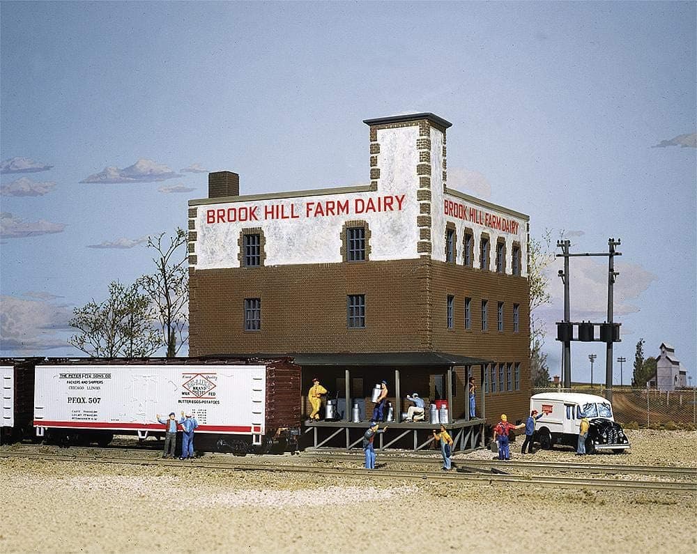 Cornerstone Walthers Brookhill Farm Dairy Model Building