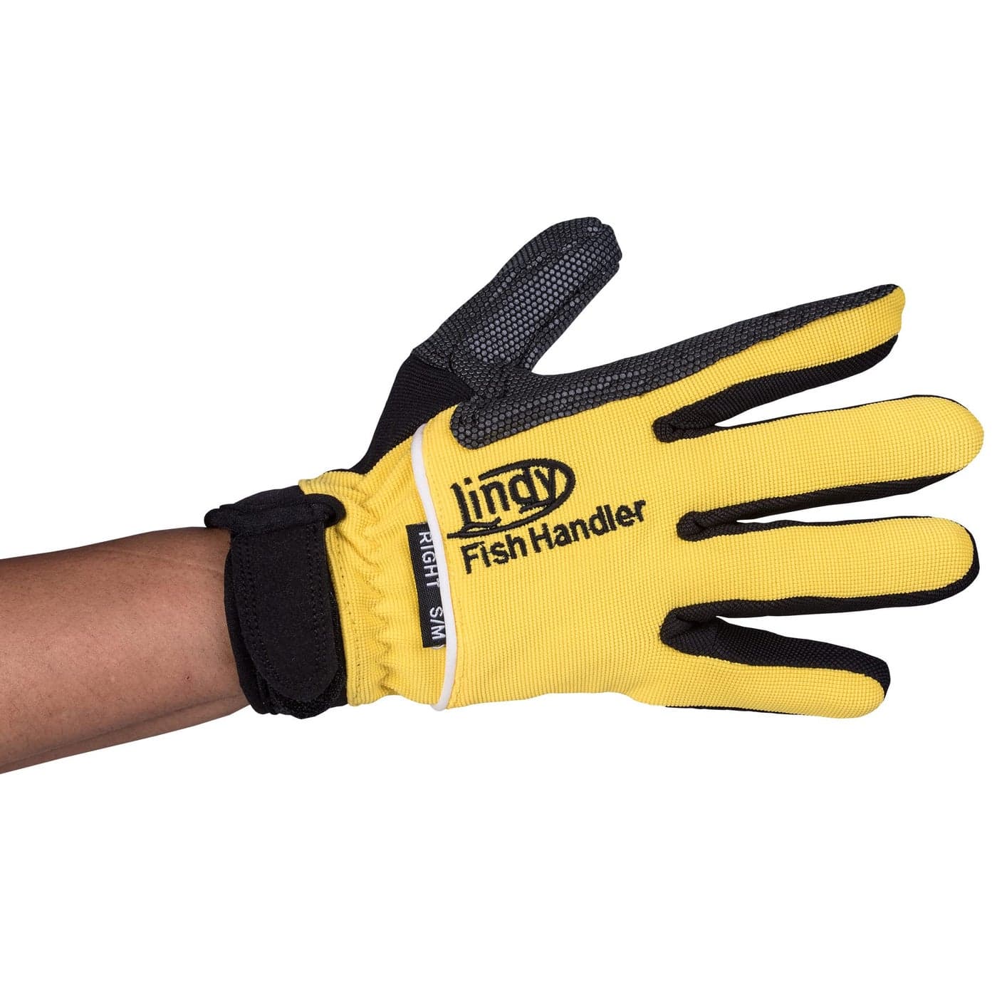 Lindy Fish Handling Glove (Small/Medium, Yellow, Right-hand)