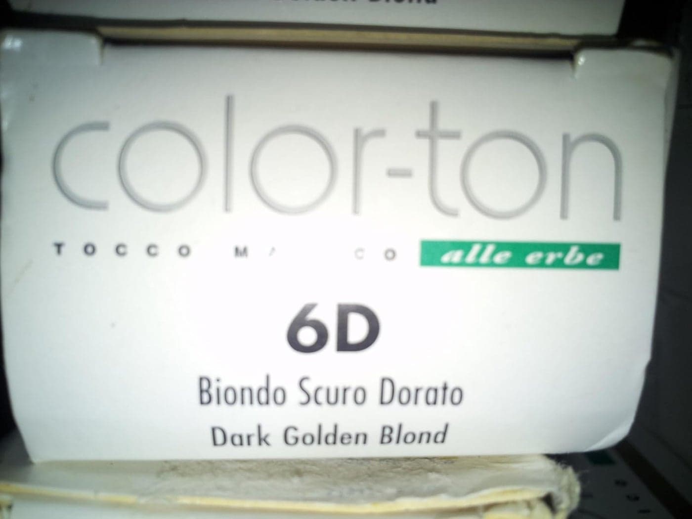 ColorTon Permanent Hair Color 6D63 Dark Golden Blond Hair Color Unisex 338 oz