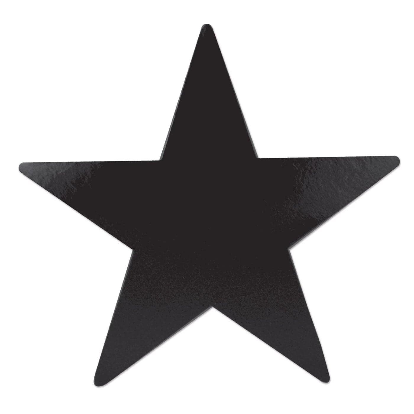 Beistle 24Pack Foil Black Star Cutouts Awards Night Party Decorations for Occasions Celebrations Events Star Theme Decor for Wall Table 12