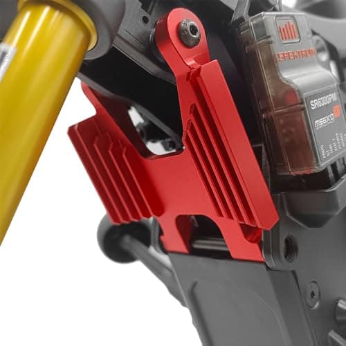 CNszlan Aluminum 7075 Crash Structure for LOSI 1/4 Promoto-MX Motorcycle FXR (Red)