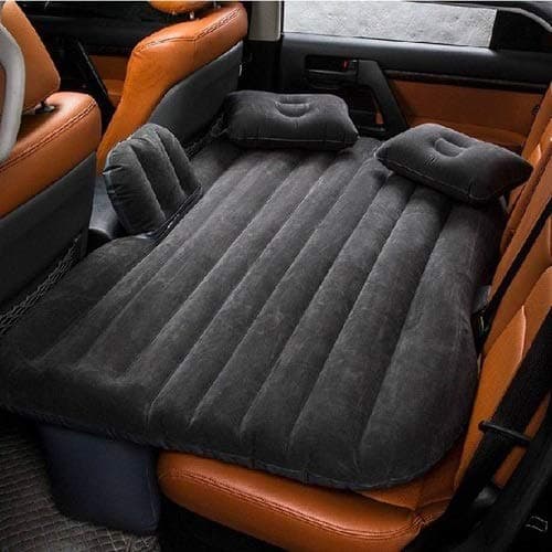 SHREE HANS FASHION Home & Kitchen Studio Multifunctional Inflatable Portable Travel Car Bed for Back Seat Mattress with Two Air Pillows and Car Air Pump.(Air146)