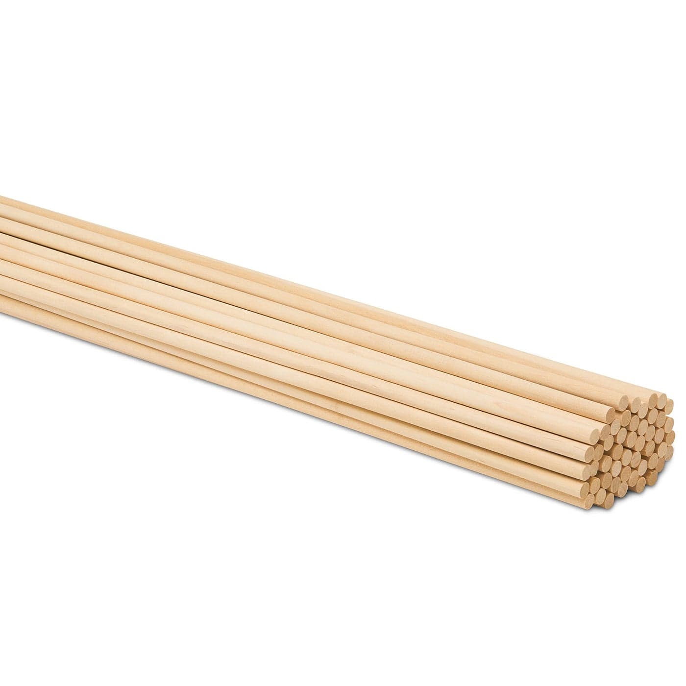 Dowel Rods Wood Sticks Wooden Dowel Rods 516 x 36 Inch Unfinished Hardwood Sticks for Crafts and DIYers 50 Pieces by Woodpeckers