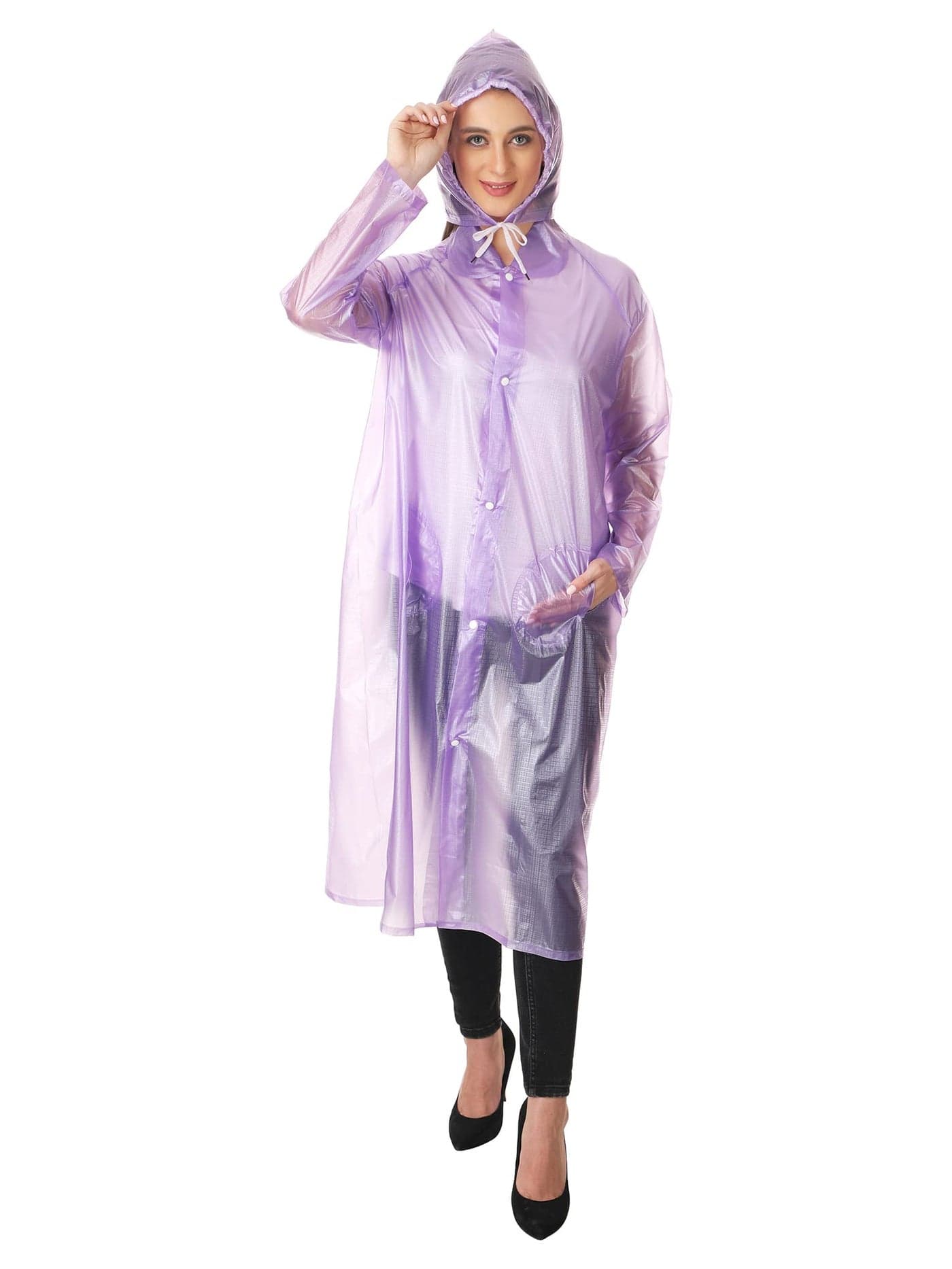 REXBURG Trendy 2022 Series Stylish Women's Rain Coat Absolute Comfortable and Made with 100% Water Proof Material.