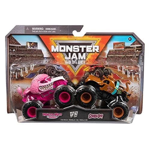Monster Jam Official Monster Mutt Poodle Vs Scooby Doo DieCast Monster Trucks 164 Scale Kids Toys for Ages 3 and up 20137981