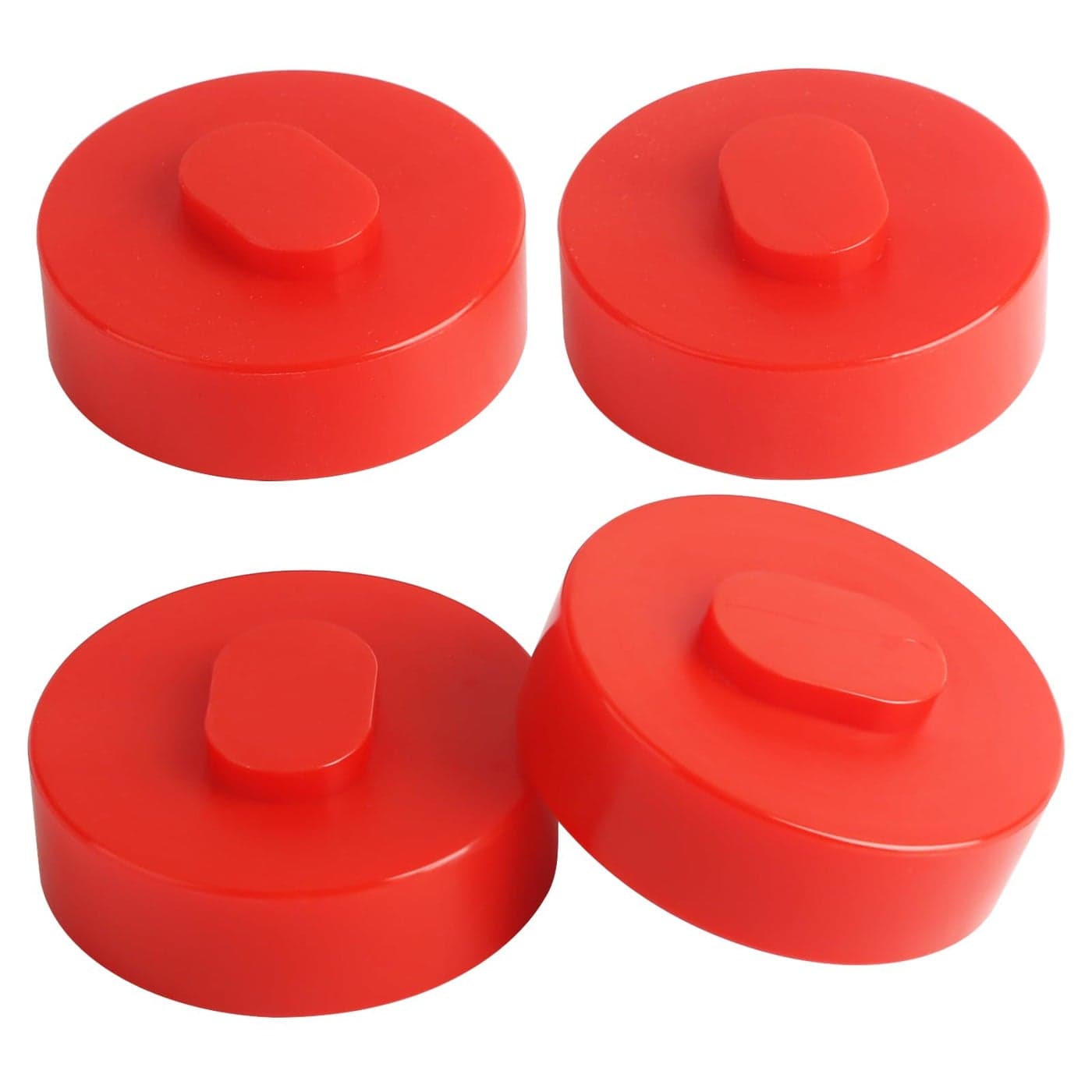 4 Pcs Jack Pad Support Point Adapter Red Jack Pad Kit Fits for Porsche 911 964 993 996 991Upgraded Polyurethane Lift Jack Pads Kit with Storage Bag