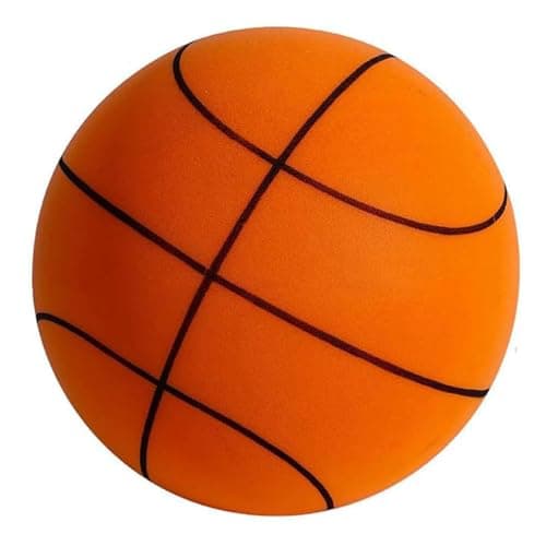 Yalemie Silent Basketball Size 7 295 Upgrade Foam Indoor Basketball Real Feel Higher Bounce Quieter for Quiet Dribbling and Indoor Training
