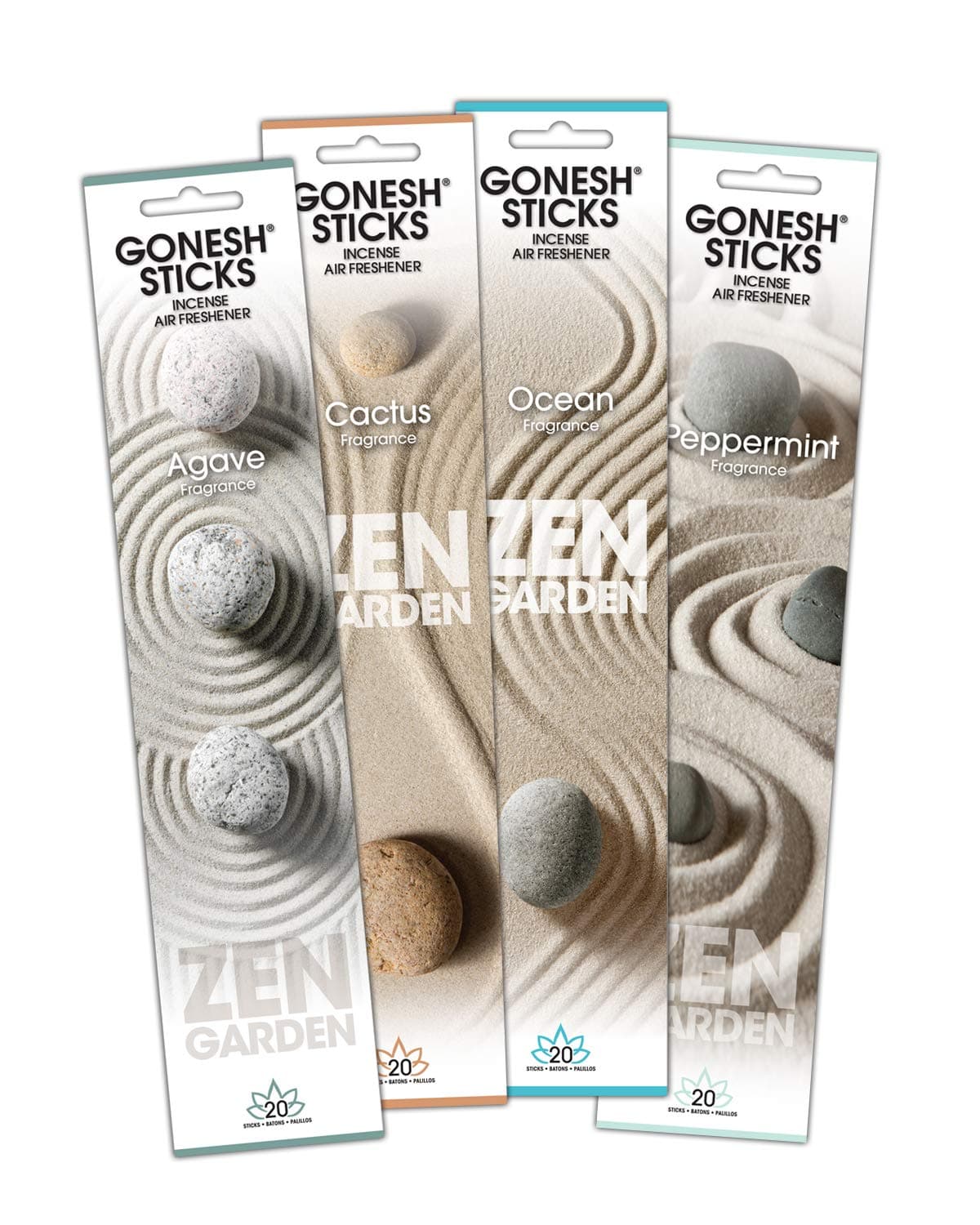 Gonesh Zen Garden 4Pack Incense GOA4ZG1
