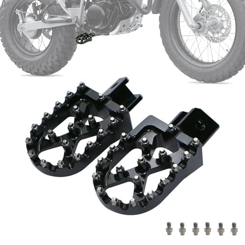 TW200 Foot Pegs Dirt Bike Pegs foot bracket rest plate pedals for yamaha TW 200 19892023