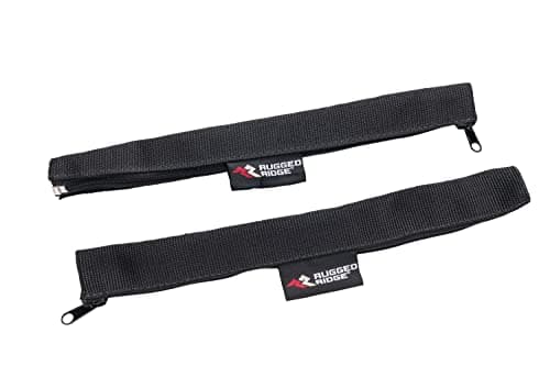 Rugged Ridge Door Limiting Straps for Jeep WranglerGladiator Nylon Black 1210302 Fits 20182025 Jeep Wrangler JLJLU 20202025 Jeep Gladiator JT Front 20072018 Wrangler JKU Rear