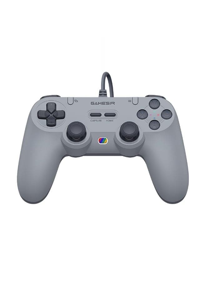 Tegenaria Lite Wired Controller for PC, Wired 1000Hz Polling Rate, Hall Effect Joysticks and 2 Remappable Buttons, Dual Vibration, Turbo, PC Gaming Controller for Steam/Android/iOS/Switch