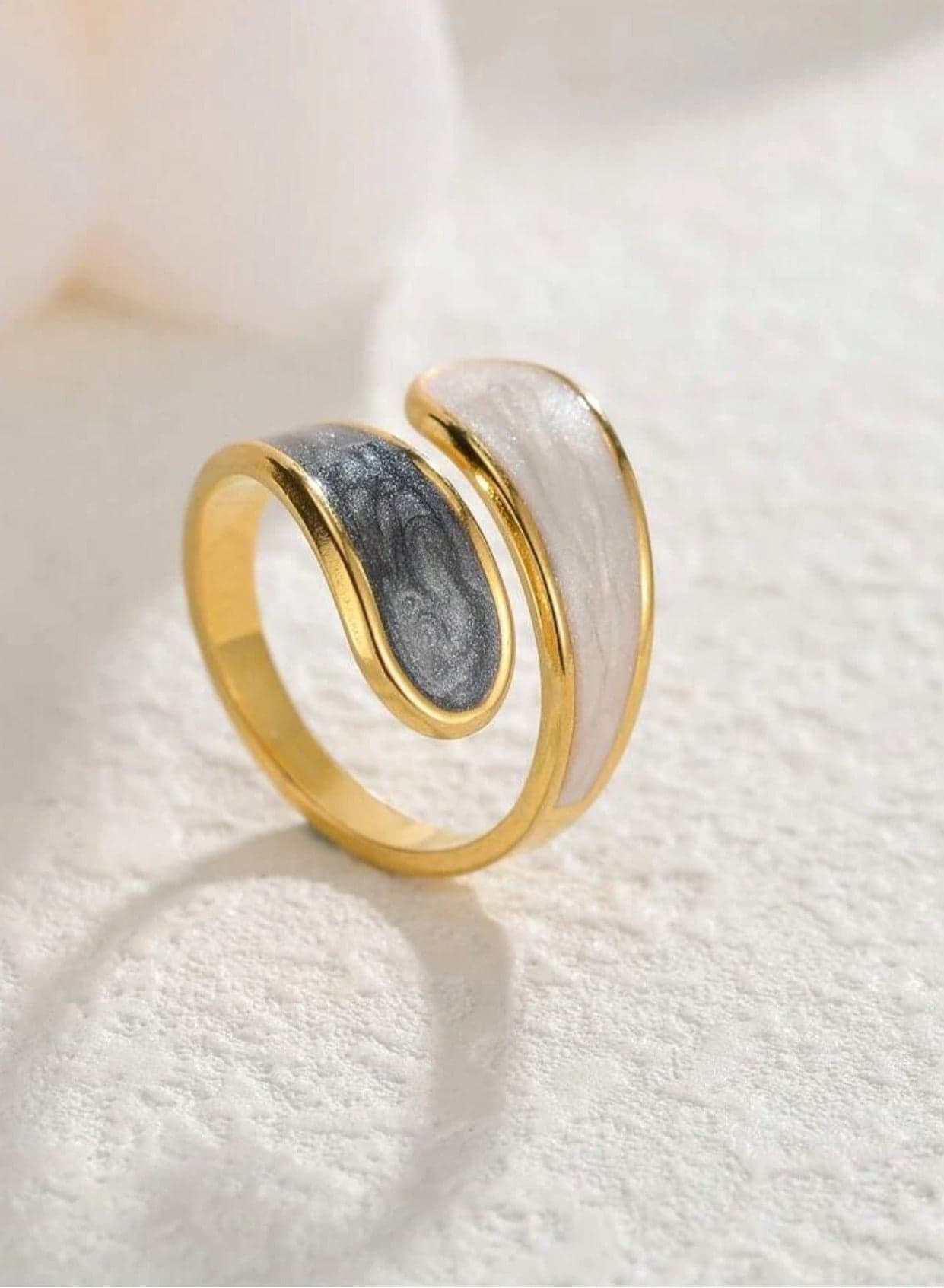 Elegant Stainless Steel Ring For Women One Size