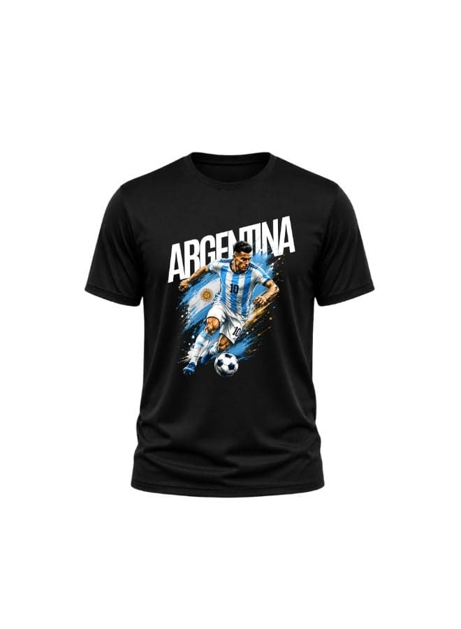 Argentina Football World Fans Printed Tshirts Supporting The Football Jersey Tshirts For Men|Women|Kids To Win The Cup