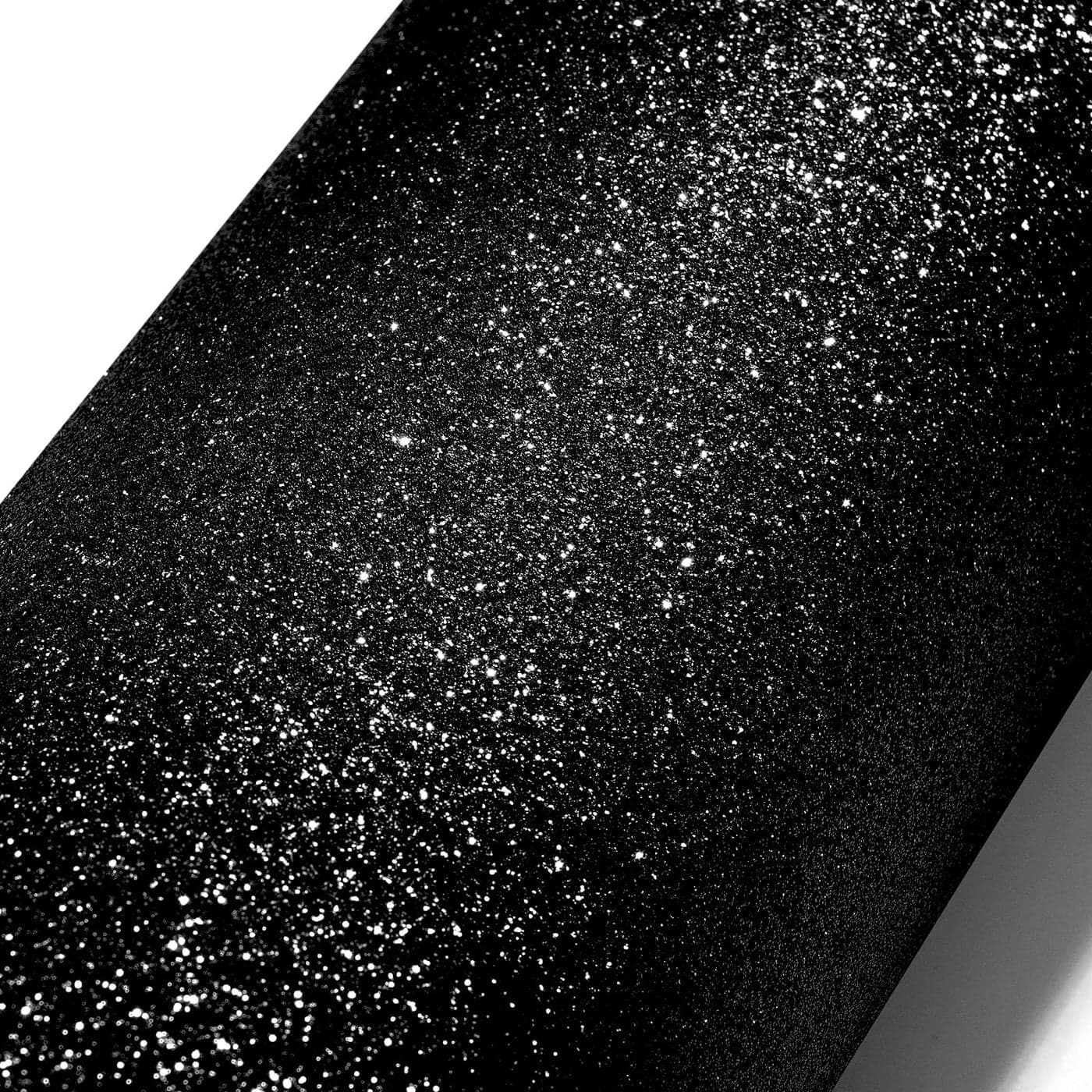 Stickyart 158x2756 Black Peel and Stick Glitter Wallpaper Self Adhesive Glitter Fabric Wallpaper Removable Sparkle Contact Paper for Cabinets Dresser Drawer Glitter Paper for DIY Crafts