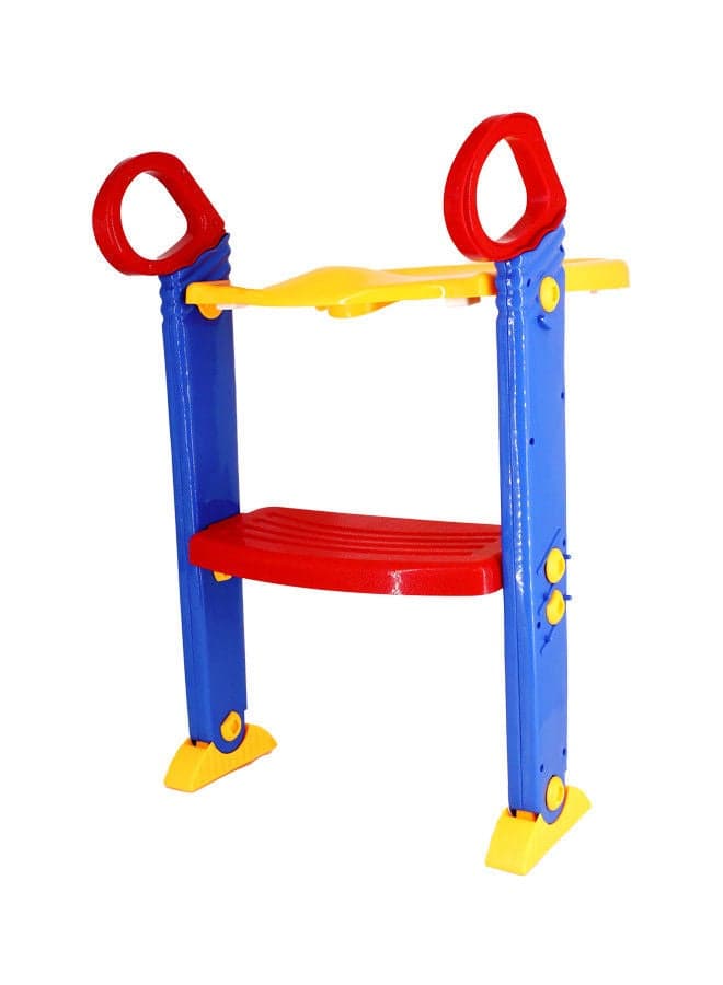Rahalife Potty Training Seat with Ladder Kid’s Toilet with Non-Slip Step Stool Ladder Potty Training Ladder Potty Chair Suitable for Boys Girls Kids Toddles - Assorted color