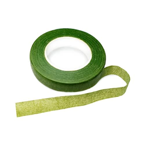 BEADNOVA Floral Tape 12inch Flower Tape Green Floral Tape for Bouquets Floral Arranging Stem Wrap Craft Green 30yards