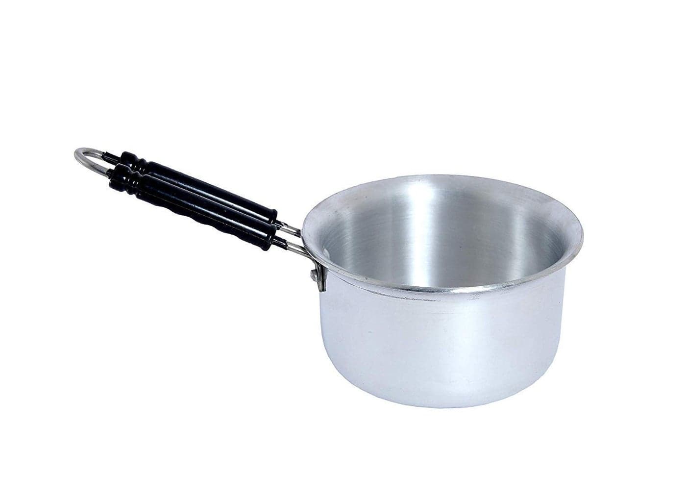 Dharam Paul Traders Small Saucepan for Tea, Milk 1 Litre,Without Lid, 1 Liter, 1 Piece, Aluminium