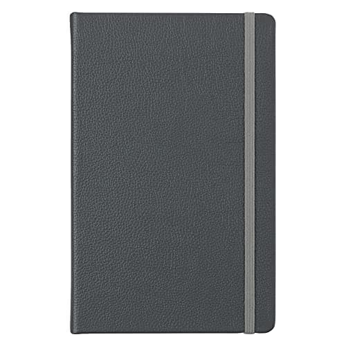 Leatherpress Classic Leather Notebook Writing Journal, Hardcover, Elastic Closure Narrow Ruled Pages, Inspire Collection