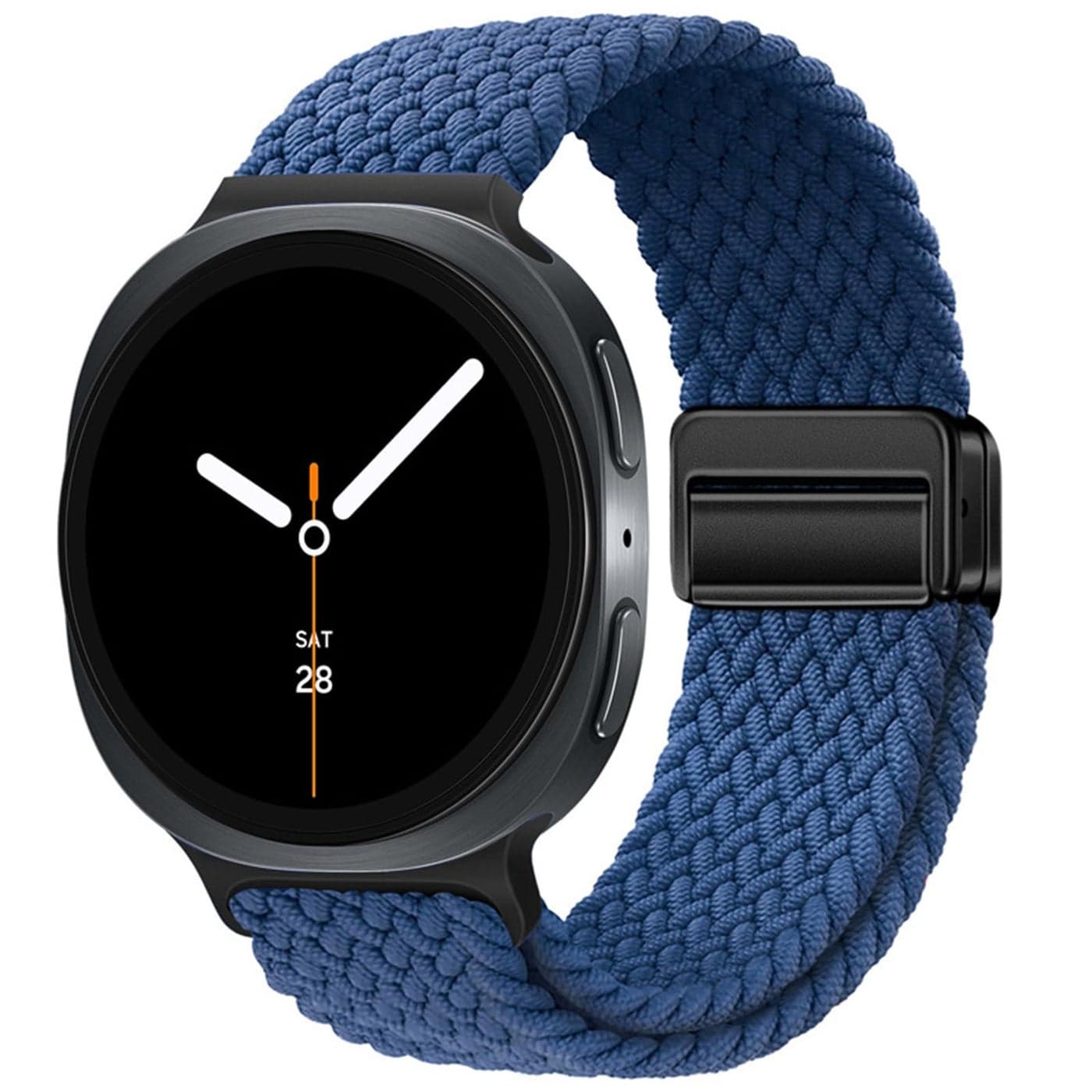BandRain Stretchy Braided Bands Compatible with Samsung Galaxy Watch 8 Band 40mm 44mmGalaxy Watch 8 Classic 46mm Elastic Nylon Wristband Sport Strap for Galaxy Watch 8 2025 Women Men