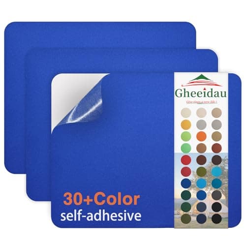 Gheeidau Canvas Repair Patch 911 Inch 3Pcs Waterproof SelfAdhesive Fabric Repair Patch for TentsBoat CoverPop Up CanopyPatioBagsCar SeatsSofasFurniture CoverRoyal Blue