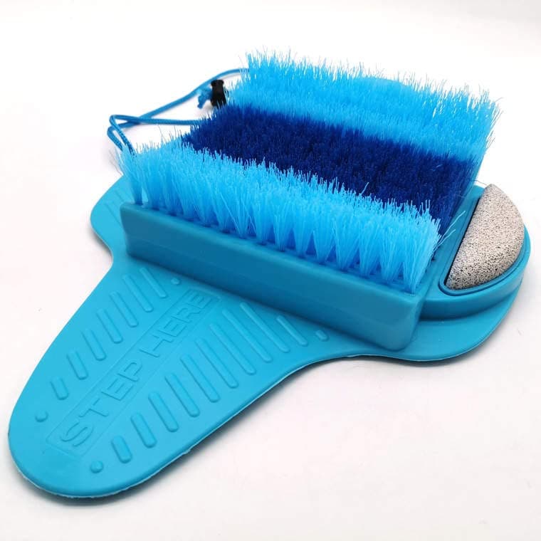 Mars Wellness Bath Scrubber and Foot Exfoliator Feet Scrubber Dead Skin Remover Shower Exfoliating with Foot Pumice Stone