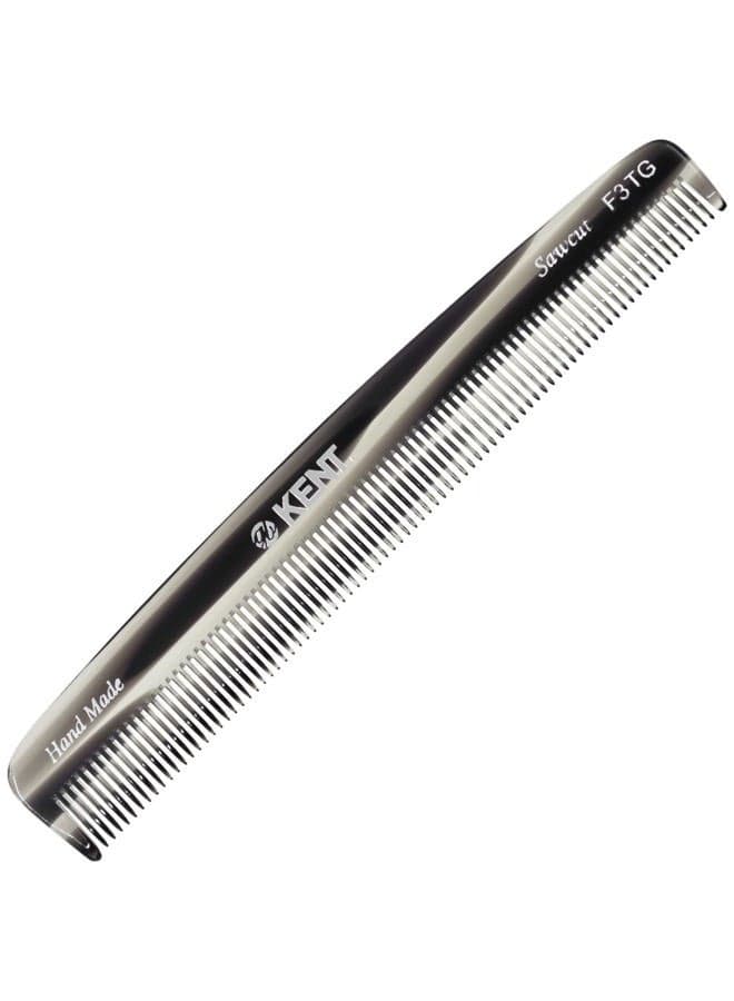 Kent F3T G Fine Tooth Comb for Hair Parting, Handmade Combs for Men and Straightening Comb for Women, Dandruff Remover Kent Mens Combs for Fine Hair