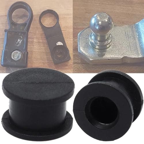 2PCS Automatic Transmission Shift Cable Bushing Repair Kit 09G321397A Premium Black Compatible for VW Polo Classic Jetta Golf Passat for Audi A3 S3 TT TTS for Seat Altea Leon Toledo for Skoda
