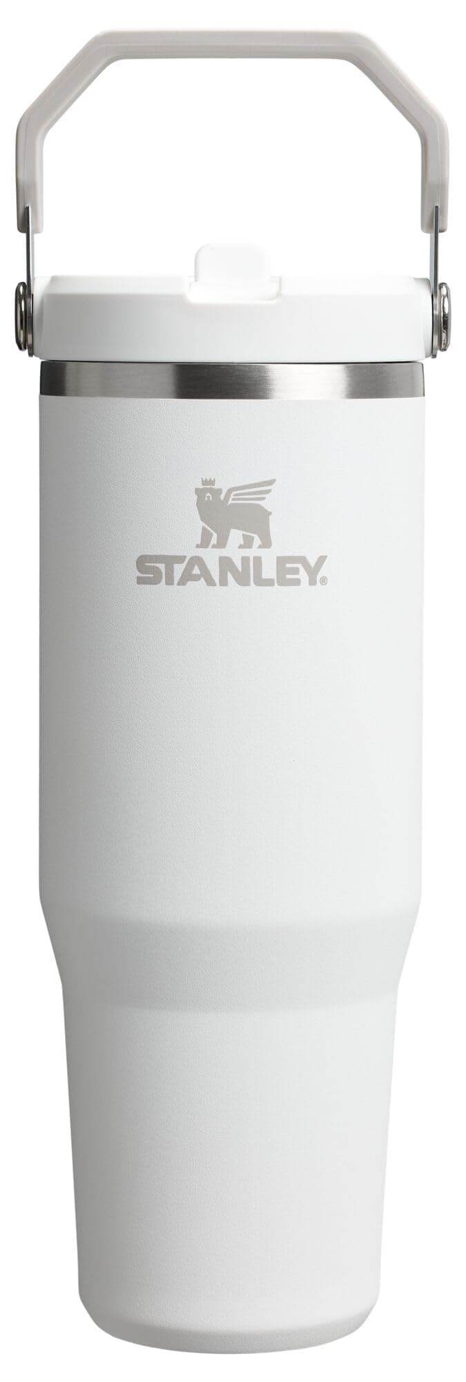 Stanley IceFlow 2.0 Flip Straw Tumbler with Handle 30 oz | Twist On Lid and Flip Up Straw | Leak Resistant Water Bottle | Insulated Stainless Steel | BPA-Free | Frost
