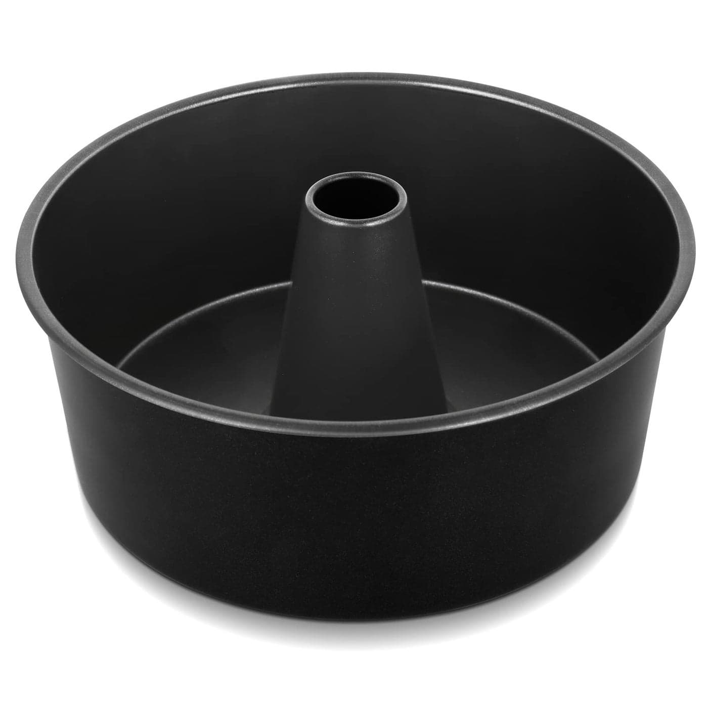 TeamFar 10 Inch Angel Food Cake Pan NonStick Coating Stainless Steel Core Pound Cake Pan with Tube for HomeKitchen Healthy Heatproof Onepiece Hollow Design Release Clean Easily