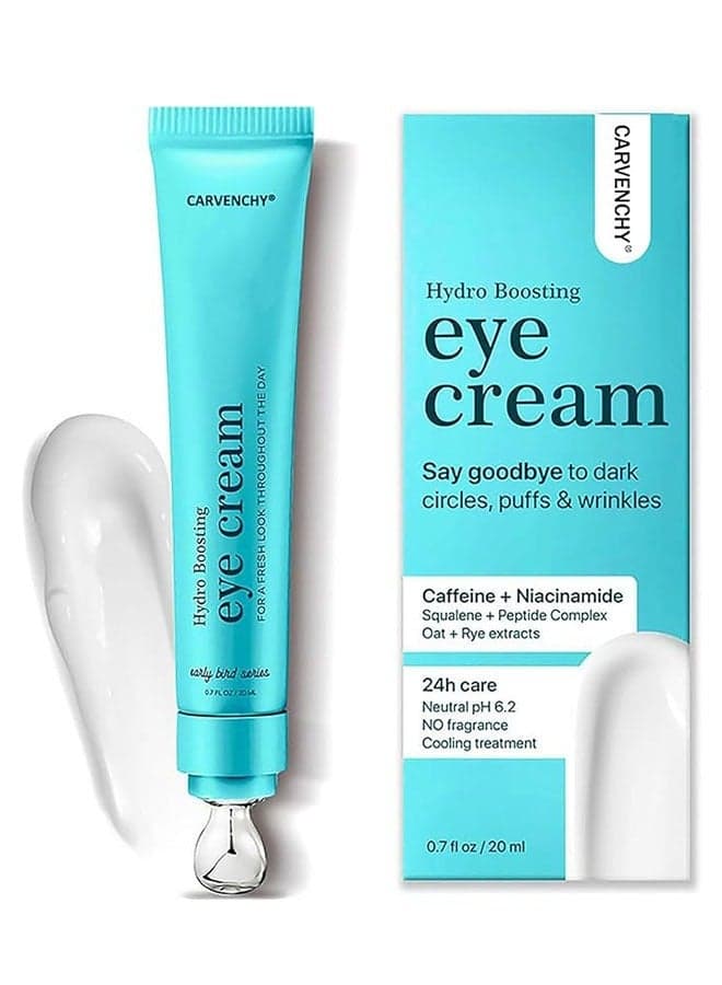 Hydro Boost Eye Cream for Dark Circles and Puffy Eyes, Anti Aging and Wrinkle Eye Cream, Eye Bags Remover, Eye Moisturiser for Moisturizing, Under Eye Brightener