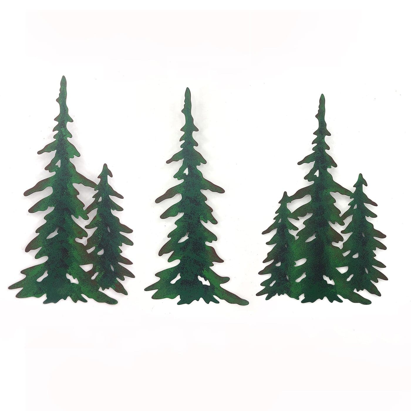 JFly Pine Decoration Pine Metal Wall Art Outdoor Metal Wall Art Tree Wall Art Christmas Home Metal Art For Living Room Bedroom Bathroom Kitchen Porch Christmas Wall Decor 11 Inch