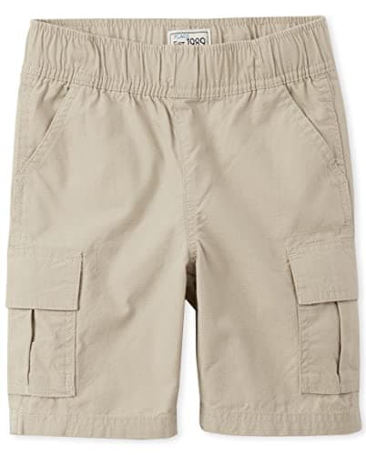 The Children's Place Boys Pull on Cargo Shorts,Sandwash Single,16H