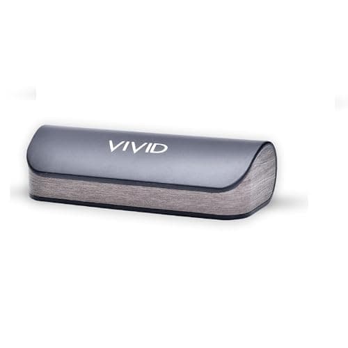 VIVID Vision Unisex Adult Lightweight Eyewear Specs Case Cover | Protect Eye Glasses | ABS | Plastic | Spectacles | Cases | AP-276 | Black-Light Brown