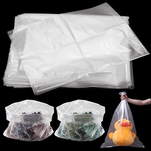 CLassiC Eco Friendly Bags Dny - Ldpe Food Grade Polyethylene Bag | Multipurpose Packaging And Storing Pouches| 51 Microns Thickness | Pack Of 100 Pcs | (1 Kg, 100), Twist-Tite