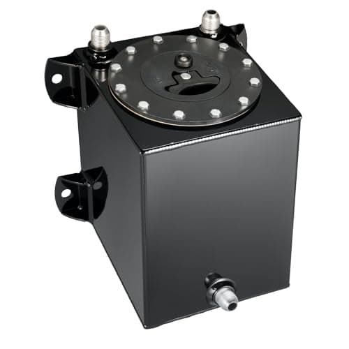 EVIL ENERGY 1 Gallon Fuel Cell Gas Tank Aluminum with Cap Street Drift Black