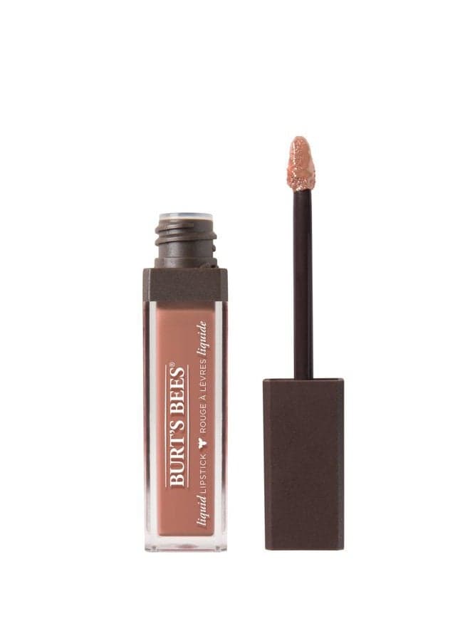 100% Natural Moisturising Full Coverage Liquid Lipstick, Niagara Nude, 5.95 g
