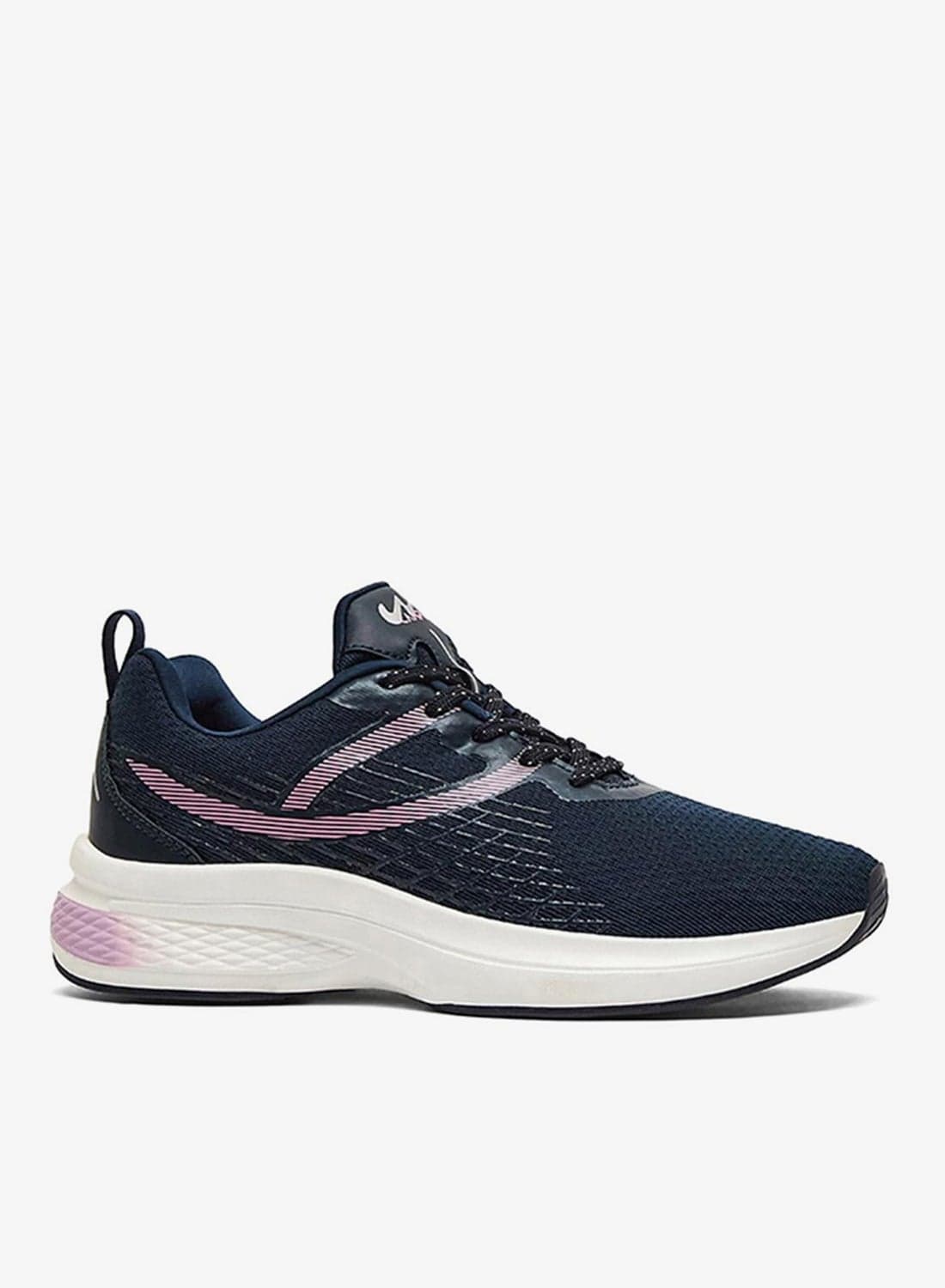 Women Akira Campus Nitrofly Lace-Up Running Shoes-Navy