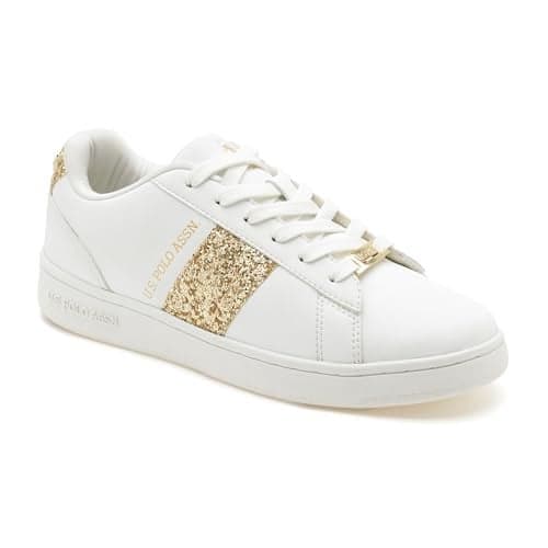 U.S. Polo Assn. Womens Kate 3.0 Sneakers Off White