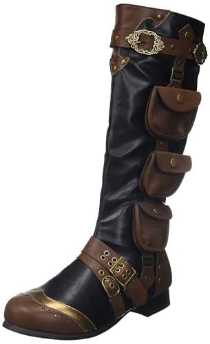 Ellie Shoes Mens 121-amos Knee High Boot, Black, Large US