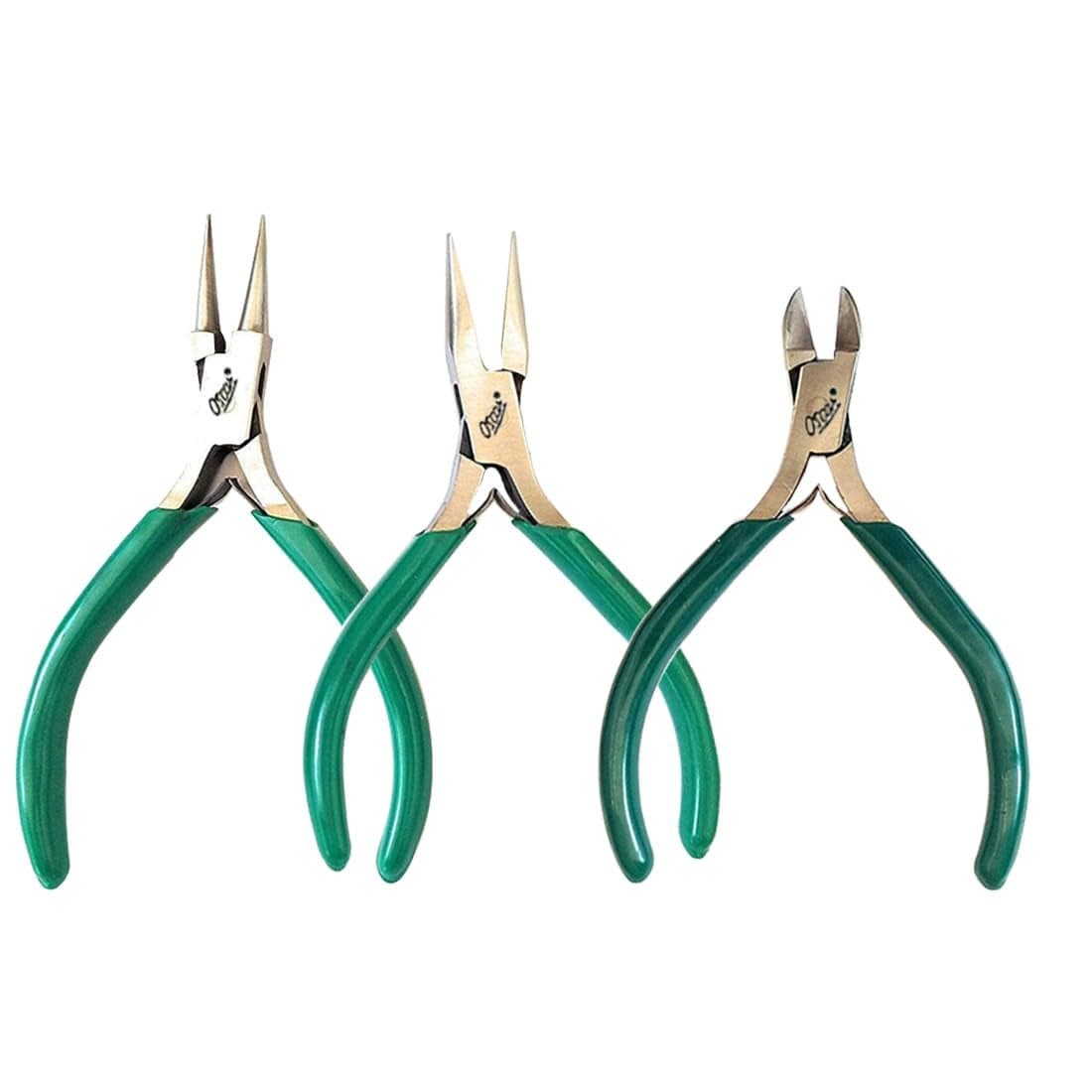 oscar 3 pcs plier set round,chain,side cutter