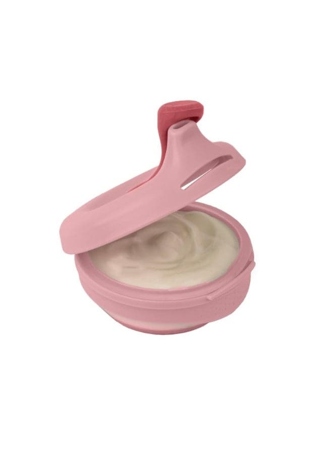 Fill + Feed, Reusable Baby & Toddler Food Pouch, Silicone Pouch, Plastic Lid, Dishwasher & Microwave Safe, BPA Free, From 4m+, 110ml/3.7