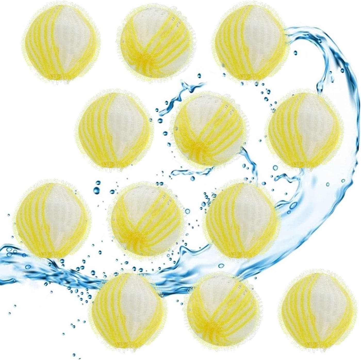 8 Pcs Pet Hair Remover for Laundry, Lint Remover Washing Balls, Reusable Dog Hair Catcher on Clothes, Easy to Store, Reduce Wrinkles, for Washing Machine