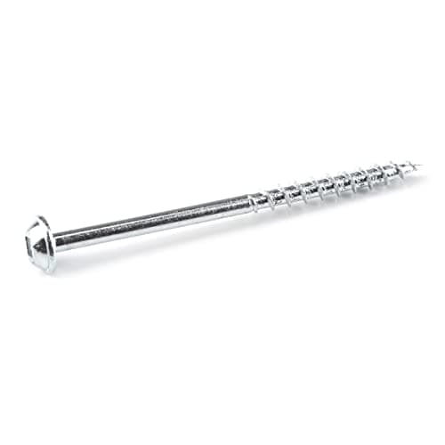 Kreg SML-C250-125 Zinc Pocket Screws, 2 1/2 Inch, #8 Coarse Thread, Maxi-Loc Head (125 Count)
