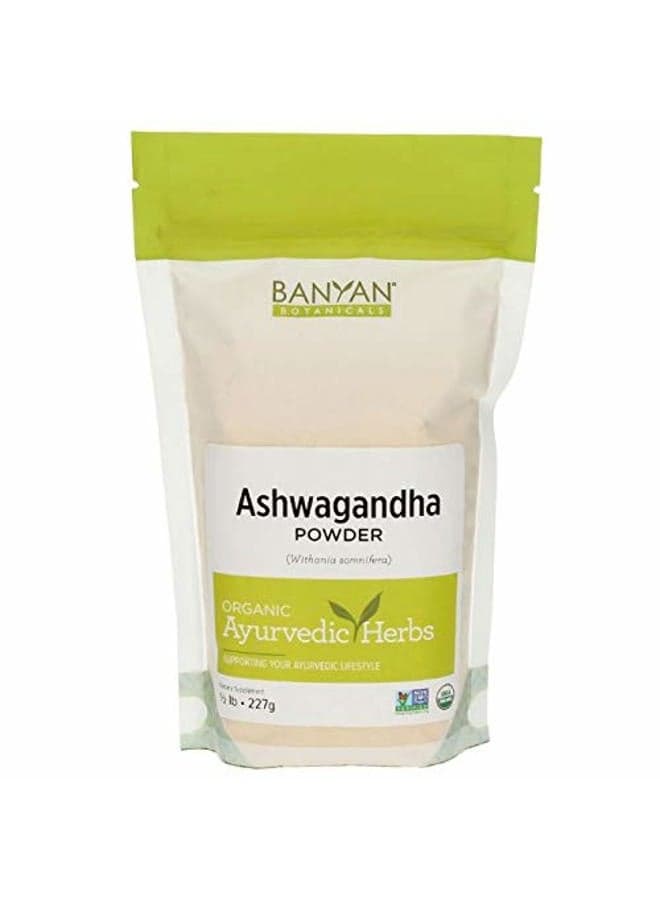 Organic Ashwagandha Powder – Withania somnifera – for Vitality, a Healthy Immune System, Stress Relief, More* – 1/2lb – Non-GMO Sustainably Sourced Vegan FFL