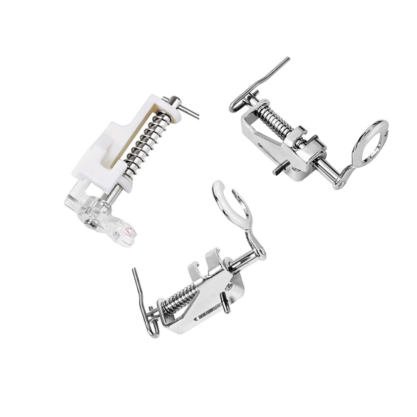 ZYAMY 3pcs Low Shank Free Motion Darning Foot Compatible with Many Domestic Low Shank Sewing Machines
