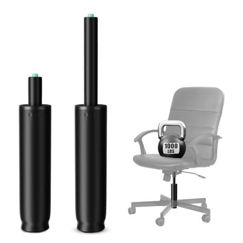 9 Inches to 13 Inches Office Chair Cylinder Replacement 4 Stroke Heavy Duty 1000lbs Hydraulic Pneumatic Shock Piston Universal Gas Cylinder Fit for Most Office Chairs Class 4 Black