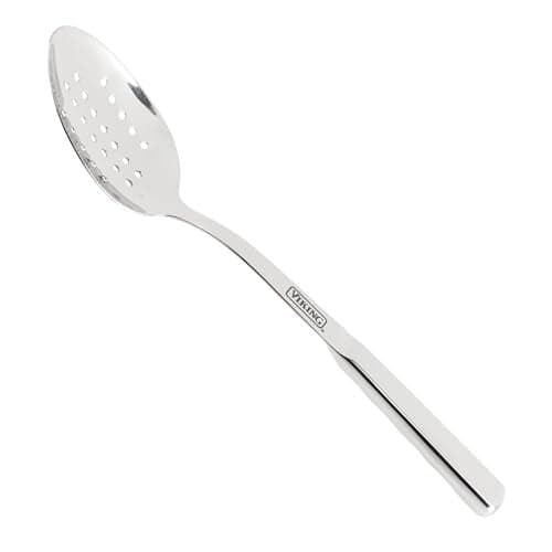 Viking Culinary Solid Forged Stainless Steel Slotted Spoon Ergonomic Staycool Handles Dishwasher Safe