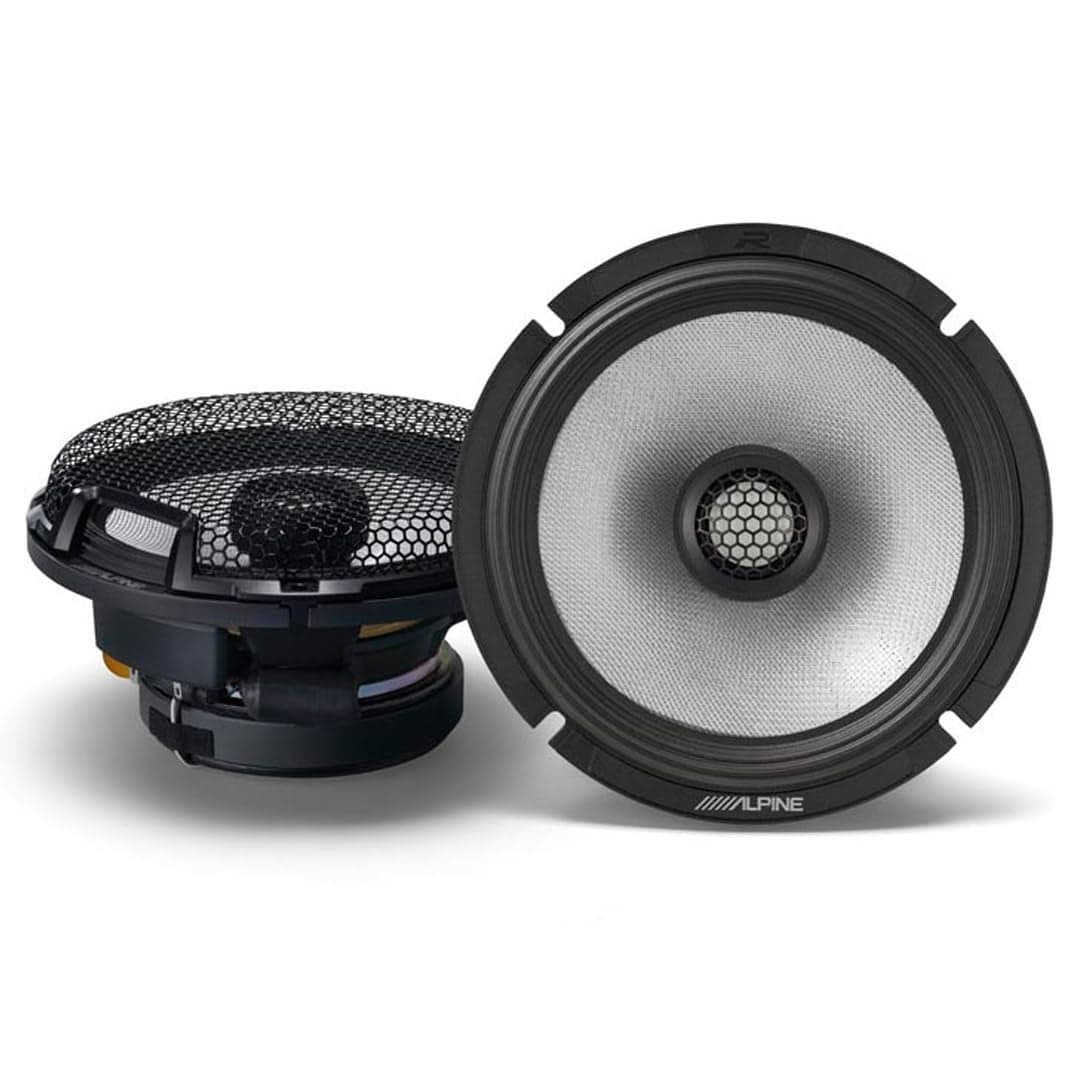 Alpine RSeries R2S65 612 2Way Coaxial Speakers with 300 Watt Peak Power